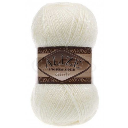 ALIZE ANGORA GOLD SIMLI 01 кремовий