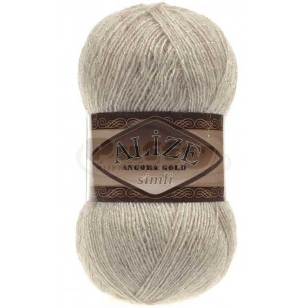 ALIZE ANGORA GOLD SIMLI 152 бежевий меланж