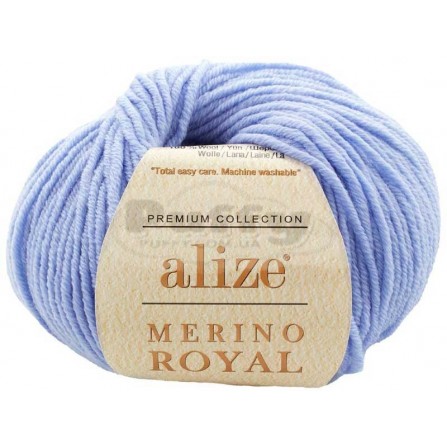 ALIZE MERINO ROYAL 40 блакитний