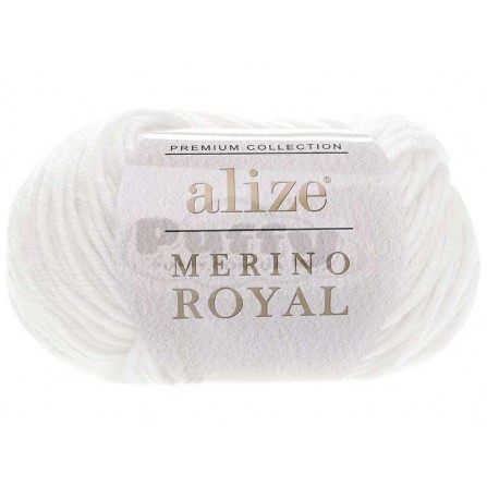 ALIZE MERINO ROYAL 55 белый