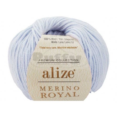 ALIZE MERINO ROYAL 480 світло-блакитний