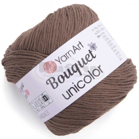 YARNART BOUQUET UNICOLOR 3207 світло-коричневий