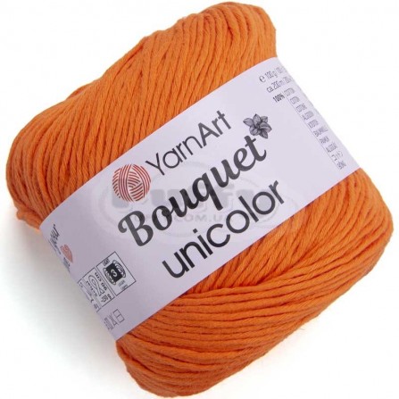 YARNART BOUQUET UNICOLOR 3215 помаранчевий