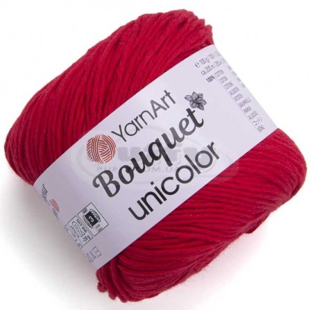 YARNART BOUQUET UNICOLOR 3217 червоний