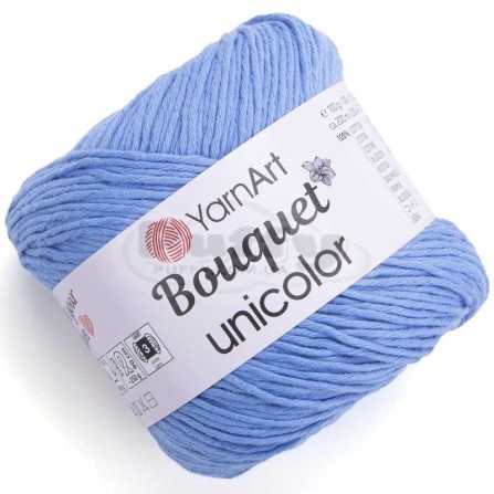 YARNART BOUQUET UNICOLOR 3223 яскраво-блакитний