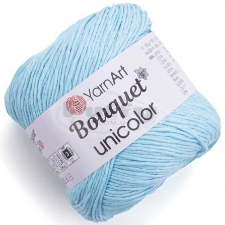 YARNART BOUQUET UNICOLOR 3226 світло-блакитний