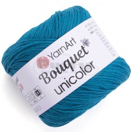 YARNART BOUQUET UNICOLOR 3228 темно-бірюзовий