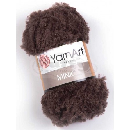 YARNART MINK 333 коричневий