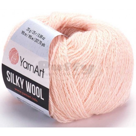 YARNART SILKY WOOL 341 шампанське