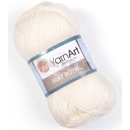 YARNART SILKY ROYAL 430 молочный