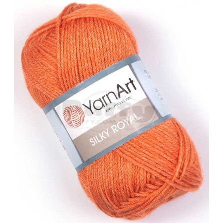 YARNART SILKY ROYAL 438 помаранчевий