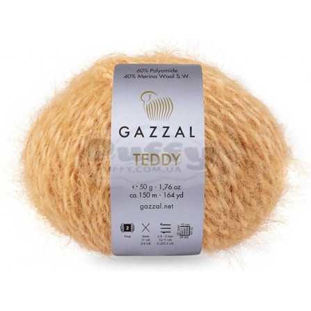 GAZZAL TEDDY 6539 медовий