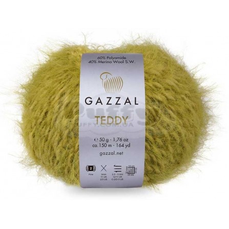 GAZZAL TEDDY 6556 зелена оливка