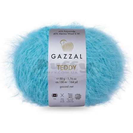 GAZZAL TEDDY 6557 бирюзовый