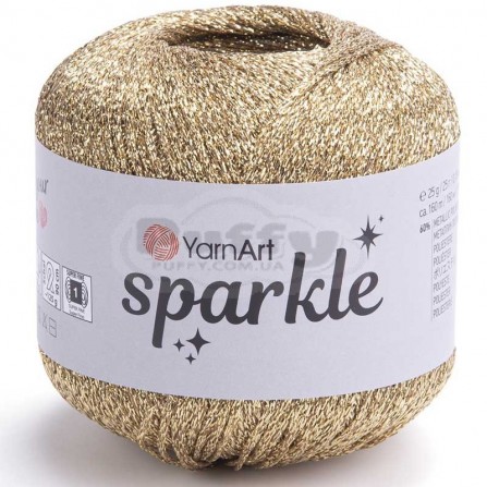 YARNART SPARKLE 1306 світле золото