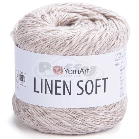 YARNART LINEN SOFT 7304 молочно-бежевий