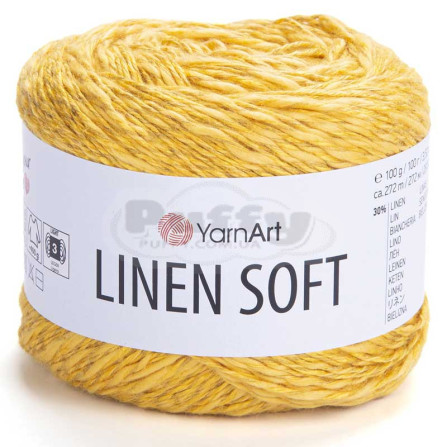 YARNART LINEN SOFT 7306 шафран