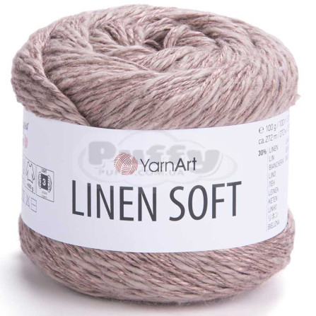 YARNART LINEN SOFT 7308 кремово-карамельний