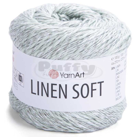 YARNART LINEN SOFT 7312 світло-сірий