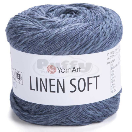 YARNART LINEN SOFT 7316 светлый джинс