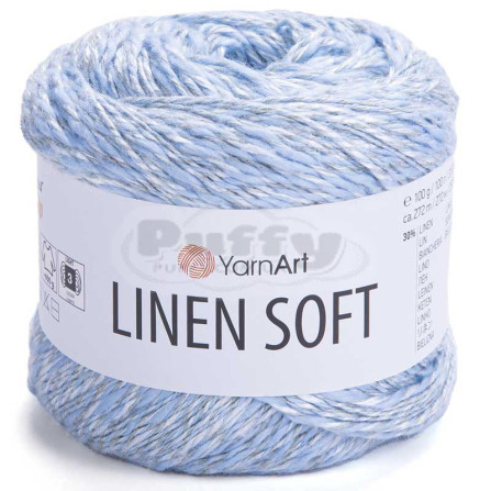 YARNART LINEN SOFT 7319 світло-блакитний