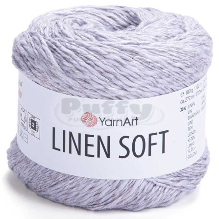 YARNART LINEN SOFT 7320 срібло