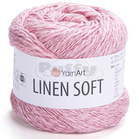 YARNART LINEN SOFT 7322 рожева пудра