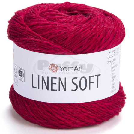 YARNART LINEN SOFT 7323 червоний