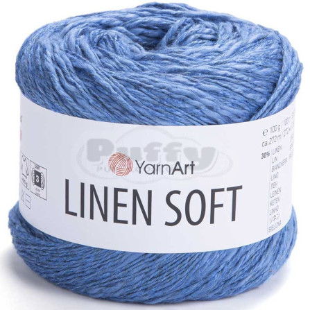 YARNART LINEN SOFT 7318 блакитний джинс