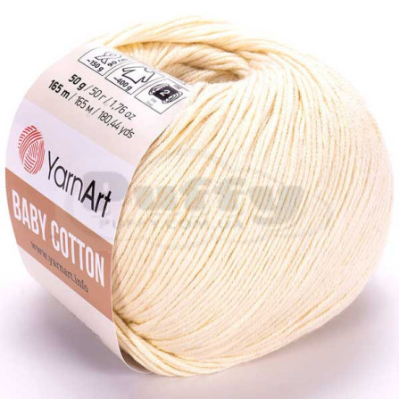 YARNART BABY COTTON 402 кремовий