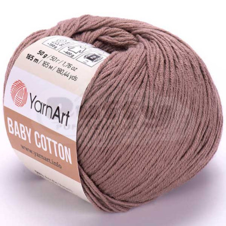 YARNART BABY COTTON 407 світло-коричневий