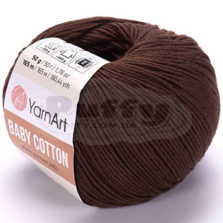 YARNART BABY COTTON 408 коричневий