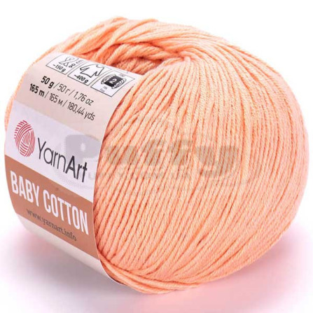 YARNART BABY COTTON 412 персиковий