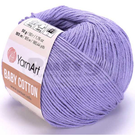 YARNART BABY COTTON 418 лаванда