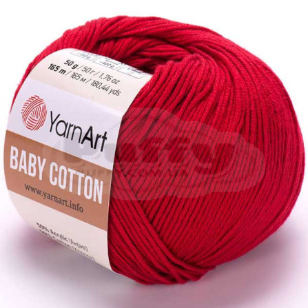 YARNART BABY COTTON 427 червоний