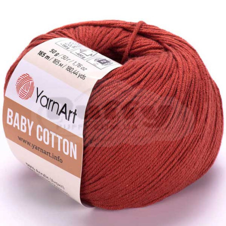 YARNART BABY COTTON 429 терракот