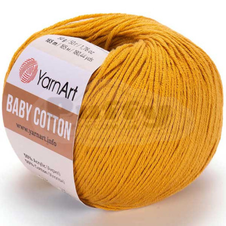 YARNART BABY COTTON 433 шафран