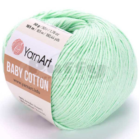 YARNART BABY COTTON 435 м'ятний