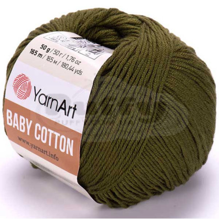 YARNART BABY COTTON 443 хакі