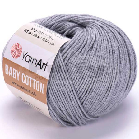 YARNART BABY COTTON 452 сіре небо