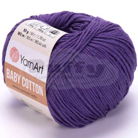 YARNART BABY COTTON 455 барвінок