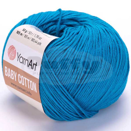 YARNART BABY COTTON 458 бірюзовий