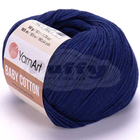 YARNART BABY COTTON 459 синій