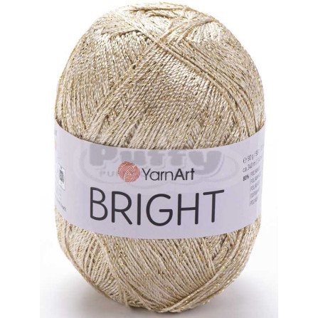 YARNART BRIGHT 101 кремовий