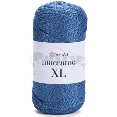 YARNART MACRAME XL 169 блакитний джинс