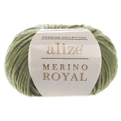 ALIZE MERINO ROYAL 485 зелена черепаха