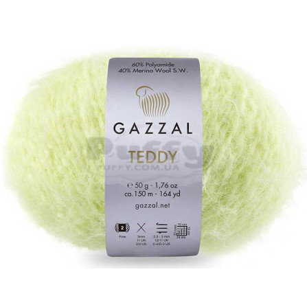 GAZZAL TEDDY 6533 лимонний