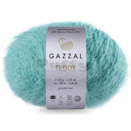 GAZZAL TEDDY 6558 морская зелень