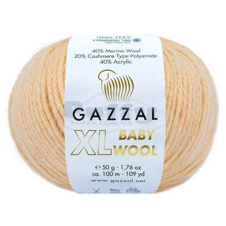 GAZZAL BABY WOOL XL 839 тілесний