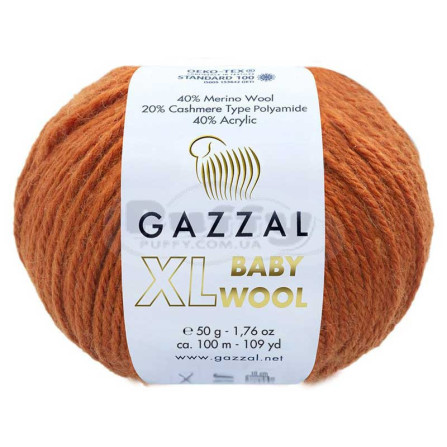 GAZZAL BABY WOOL XL 841 світло-рудий